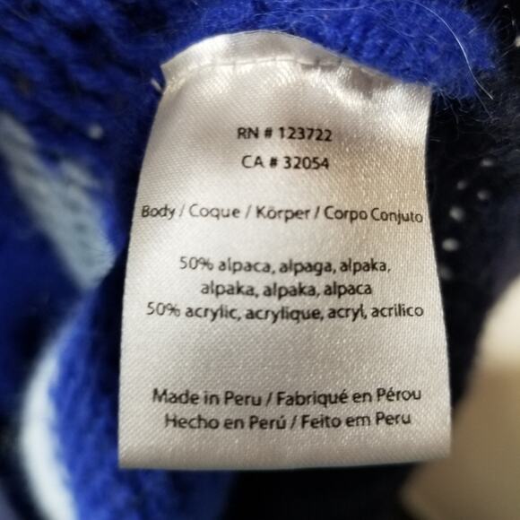 XiRENA Sweater Womens XS Alpaca Apres Ski Taos Alpaca Stripe Crewneck Oversized - Picture 7 of 10